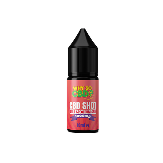 Why So CBD? 1800mg Full Spectrum CBD Vape Shot 10ml
