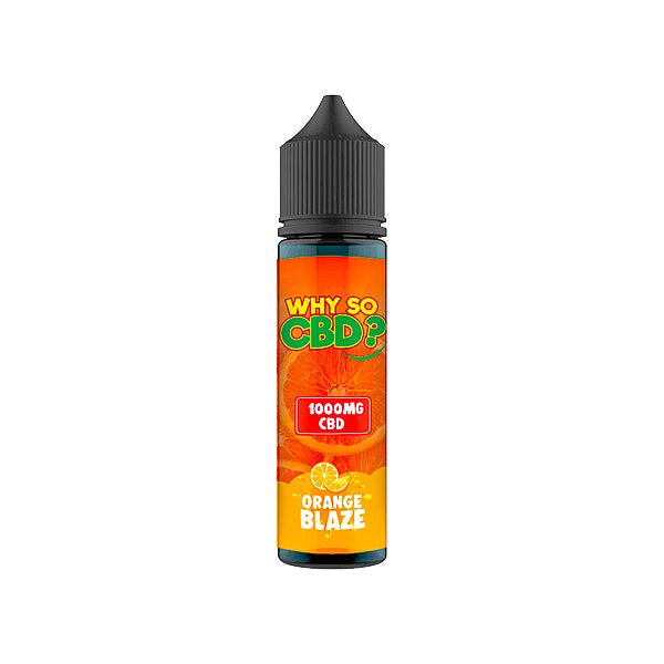 Why So CBD? 1000mg Full Spectrum CBD E-liquid 60ml - Orange Blaze