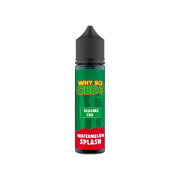 Why So CBD? 1000mg Full Spectrum CBD E-liquid 60ml - Watermelon Splash