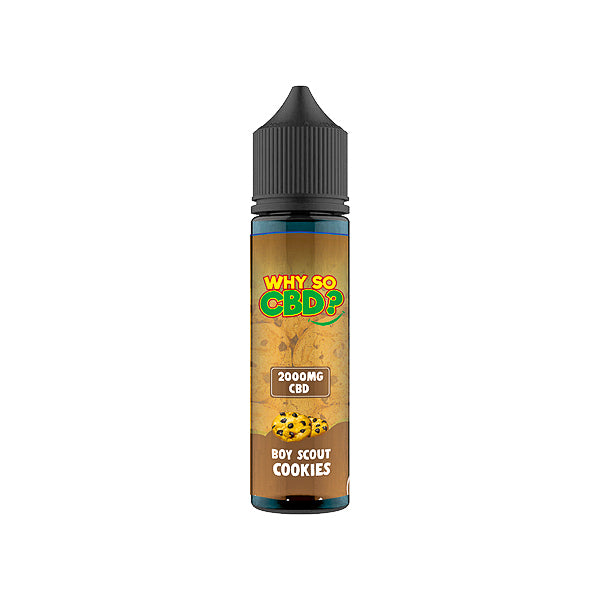 Why So CBD? 2000mg Full Spectrum CBD E-liquid 60ml - Boy Scout Cookies