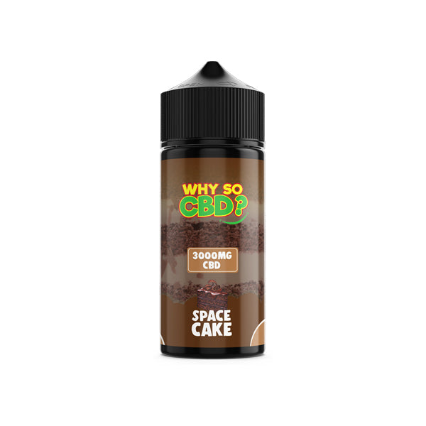 Why So CBD? 3000mg Full Spectrum CBD E-liquid 120ml - Space Cake