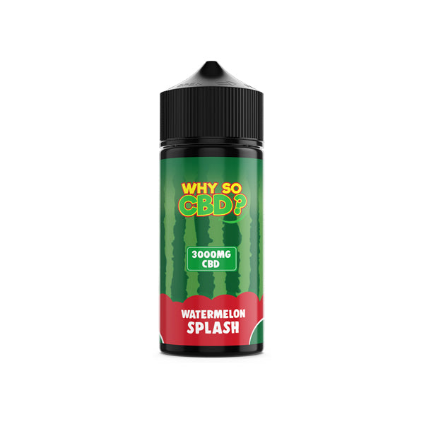 Why So CBD? 3000mg Full Spectrum CBD E-liquid 120ml - Watermelon Splash