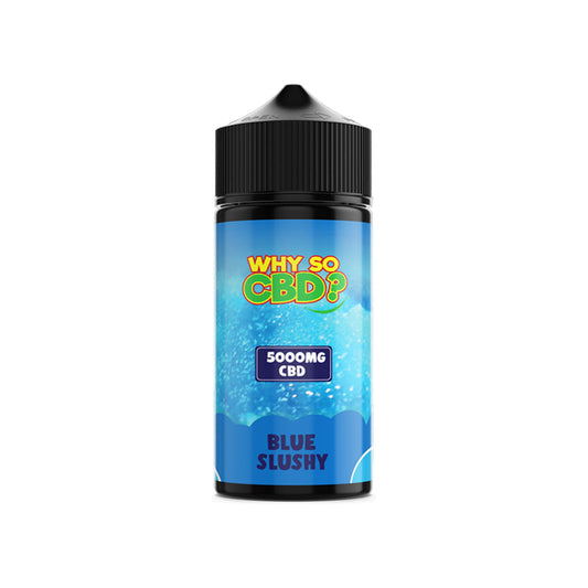 Why So CBD? 5000mg Full Spectrum CBD E-liquid 120ml - Blue Slushy