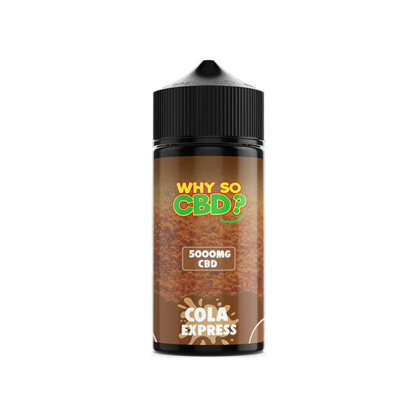 Why So CBD? 5000mg Full Spectrum CBD E-liquid 120ml - Cola Express