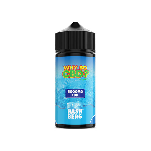 Why So CBD? 5000mg Full Spectrum CBD E-liquid 120ml - Hash Berg