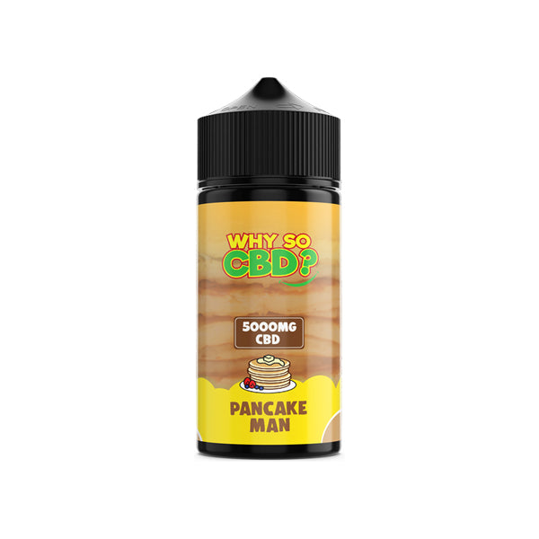 Why So CBD? 5000mg Full Spectrum CBD E-liquid 120ml - Pancake Man
