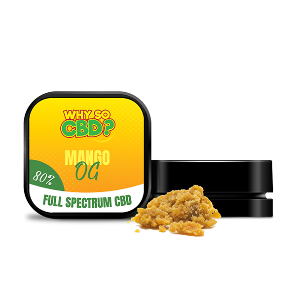 Why So CBD? 80% Full Spectrum CBD Crumble 5g - Mango OG