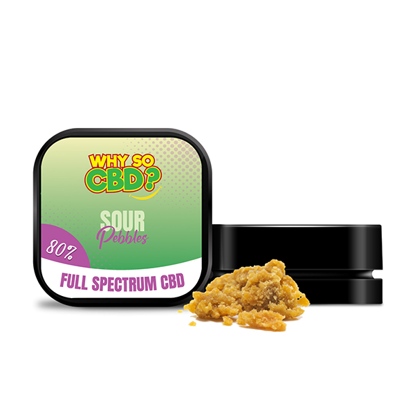 Why So CBD? 80% Full Spectrum CBD Crumble 5g - Sour Pebbles