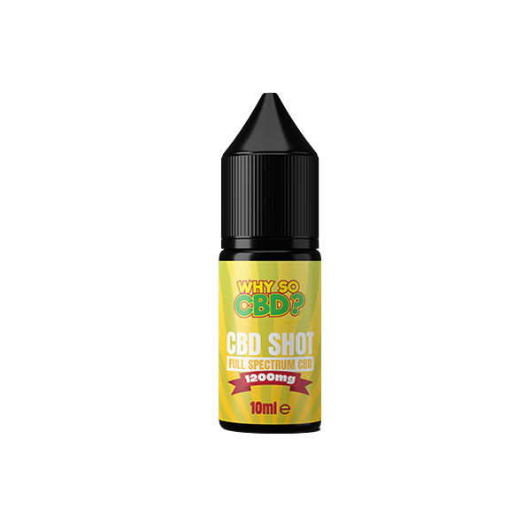 Why So CBD? 1200mg Full Spectrum CBD Vape Shot 10ml