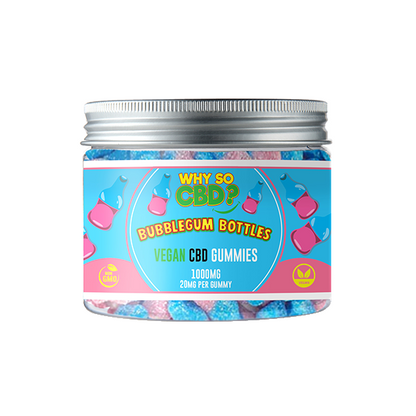 1000mg cbd gummies - vegan bubblegum bottles - why so cbd?