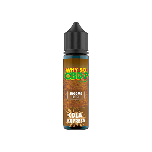 Why So CBD? 1000mg Full Spectrum CBD E-liquid 60ml - Cola Express