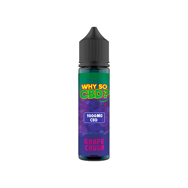 Why So CBD? 1000mg Full Spectrum CBD E-liquid 60ml - Grape Crush