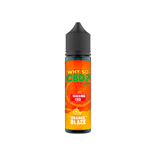 Why So CBD? 1000mg Full Spectrum CBD E-liquid 60ml - Orange Blaze