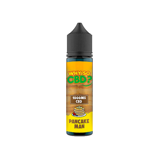 Why So CBD? 1000mg Full Spectrum CBD E-liquid 60ml - Pancake Man