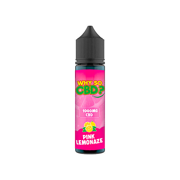 Why So CBD? 1000mg Full Spectrum CBD E-liquid 60ml - Pink Lemonaze