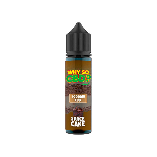 Why So CBD? 1000mg Full Spectrum CBD E-liquid 60ml - Space Cake