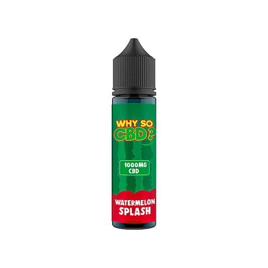 Why So CBD? 1000mg Full Spectrum CBD E-liquid 60ml - Watermelon Splash