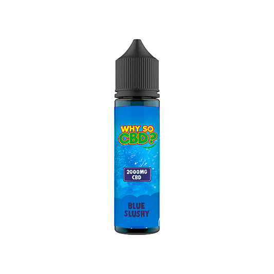 Why So CBD? 2000mg Full Spectrum CBD E-liquid 60ml - Blue Slushy