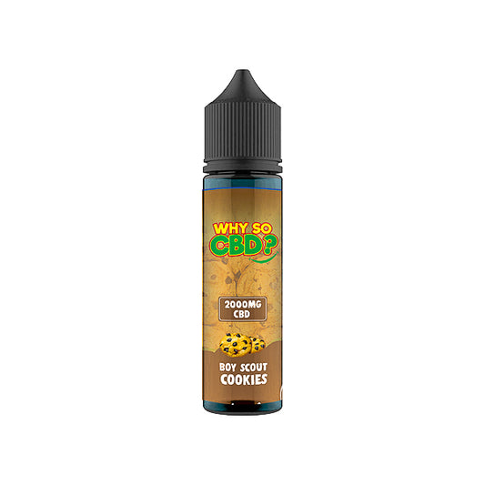 Why So CBD? 2000mg Full Spectrum CBD E-liquid 60ml - Boy Scout Cookies