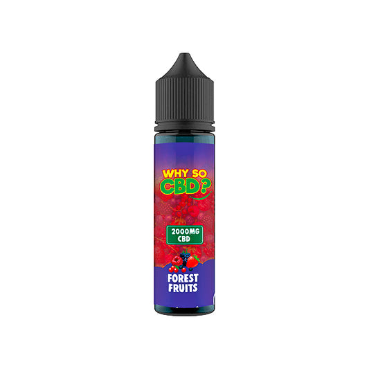 Why So CBD? 2000mg Full Spectrum CBD E-liquid 60ml - Forest Fruits