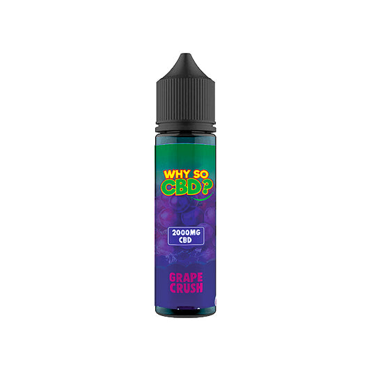 Why So CBD? 2000mg Full Spectrum CBD E-liquid 60ml - Grape Crush