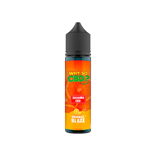 Why So CBD? 2000mg Full Spectrum CBD E-liquid 60ml - Orange Blaze