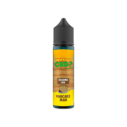 Why So CBD? 2000mg Full Spectrum CBD E-liquid 60ml - Pancake Man