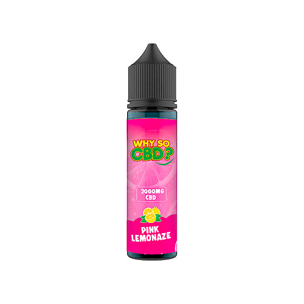 Why So CBD? 2000mg Full Spectrum CBD E-liquid 60ml - Pink Lemonaze