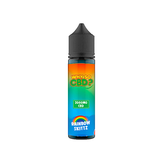 Why So CBD? 2000mg Full Spectrum CBD E-liquid 60ml - Rainbow Skittz