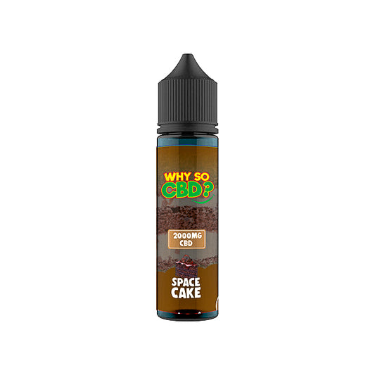 Why So CBD? 2000mg Full Spectrum CBD E-liquid 60ml - Space Cake