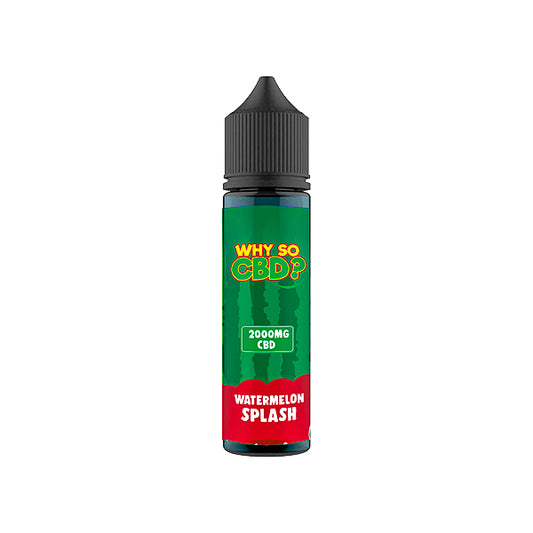 Why So CBD? 2000mg Full Spectrum CBD E-liquid 60ml - Watermelon Splash