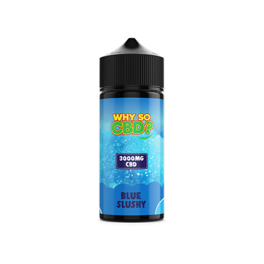 Why So CBD? 3000mg Full Spectrum CBD E-liquid 120ml - Blue Slushy