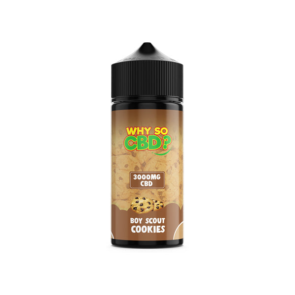 Why So CBD? 3000mg Full Spectrum CBD E-liquid 120ml - Boy Scout Cookies