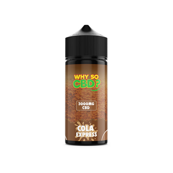 Why So CBD? 3000mg Full Spectrum CBD E-liquid 120ml - Cola Express