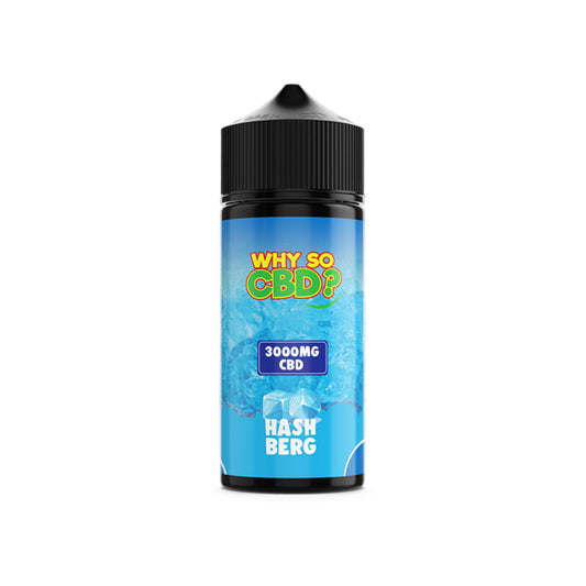 Why So CBD? 3000mg Full Spectrum CBD E-liquid 120ml - Hash Berg