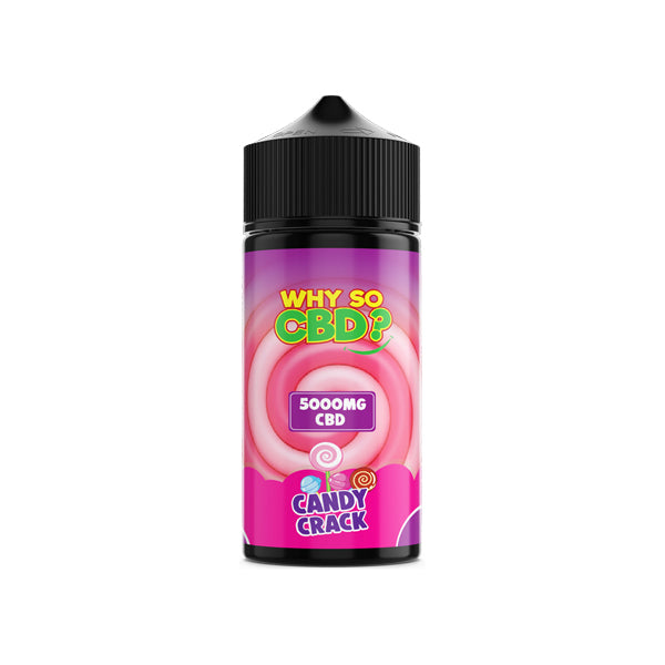 Why So CBD? 5000mg Full Spectrum CBD E-liquid 120ml - Candy Crack