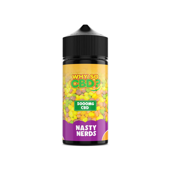 Why So CBD? 5000mg Full Spectrum CBD E-liquid 120ml - Nasty Nerds
