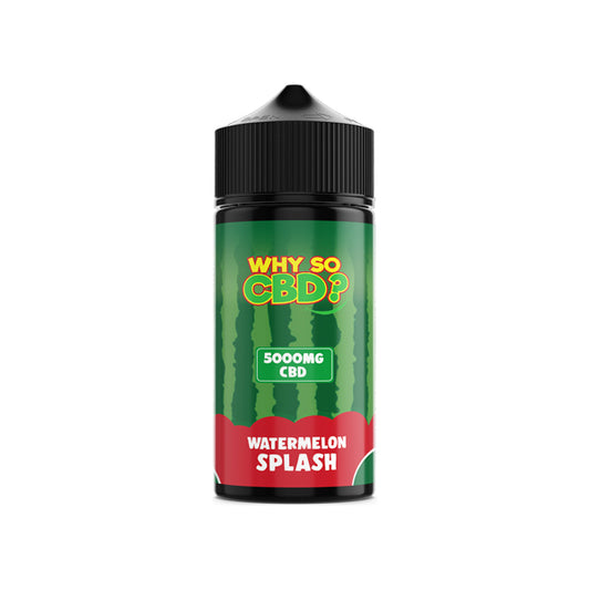 Why So CBD? 5000mg Full Spectrum CBD E-liquid 120ml - Watermelon Splash