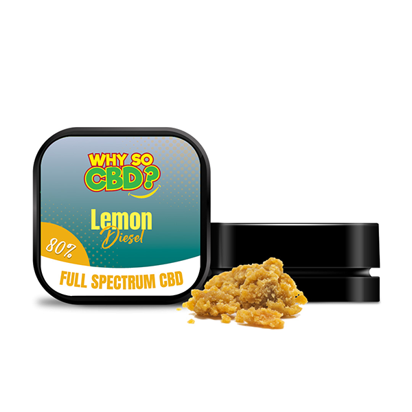 Why So CBD? 80% Full Spectrum CBD Crumble 5g - Lemon Diesel
