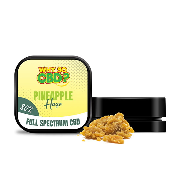 Why So CBD? 80% Full Spectrum CBD Crumble 1g - Pineapple Haze