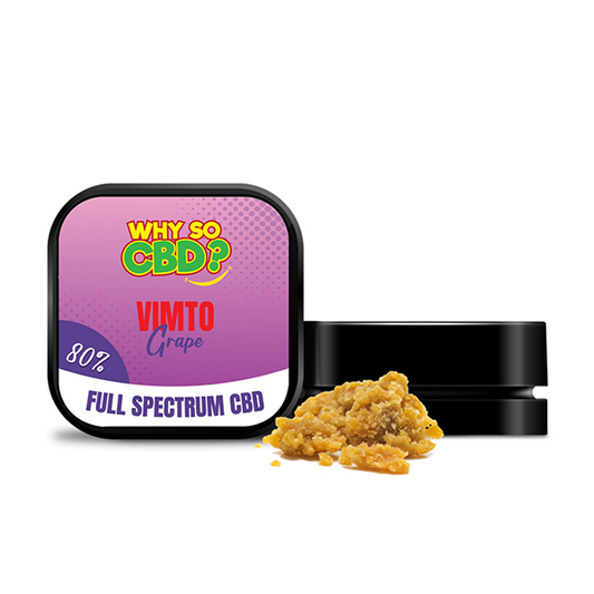 Why So CBD? 80% Full Spectrum CBD Crumble 1g - Vimto Grape